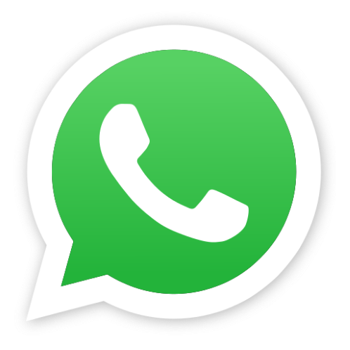 Logo von WhatsApp in Form einer Sprechblase in grün und weiß.