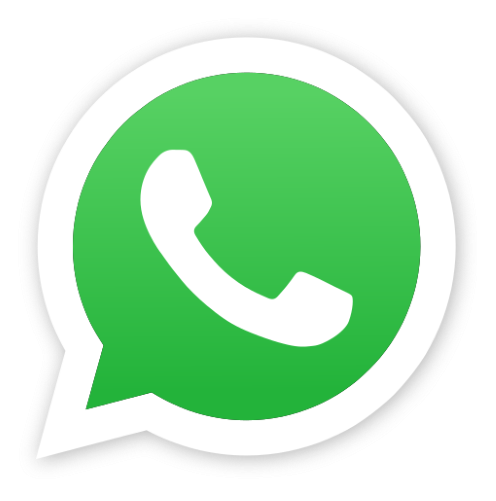 WhatsApp-Logo in grüner Farbe, Darstellung eines Sprechblasensymbols.